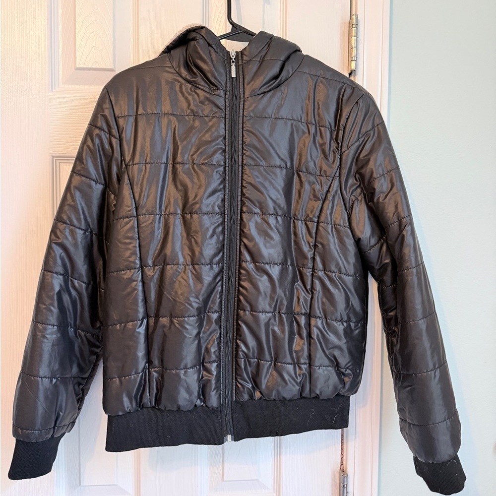 SHEIN Black Puffer Jacket